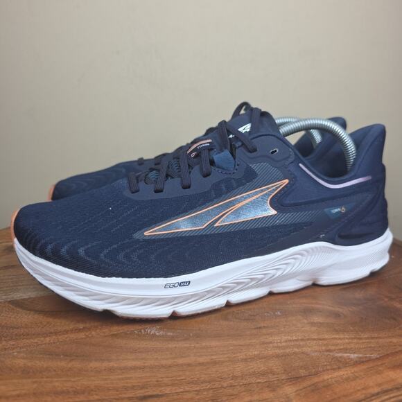 Altra Torin 6 Womens Navy Blue Orange Size 10.5 Running Shoes ALOA7R78447 - Picture 2 of 12